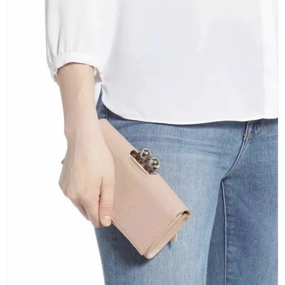 NWT TED BAKER LONDON Josiey Scripted Bobble Matinee Wallet, Taupe - Picture 10 of 10